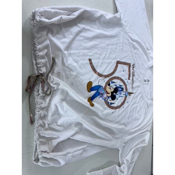 "Disney" Walt Disney World 50Th Anniversary SZ 2X Mickey Mouse Whimsical Top - Picture 11 of 12